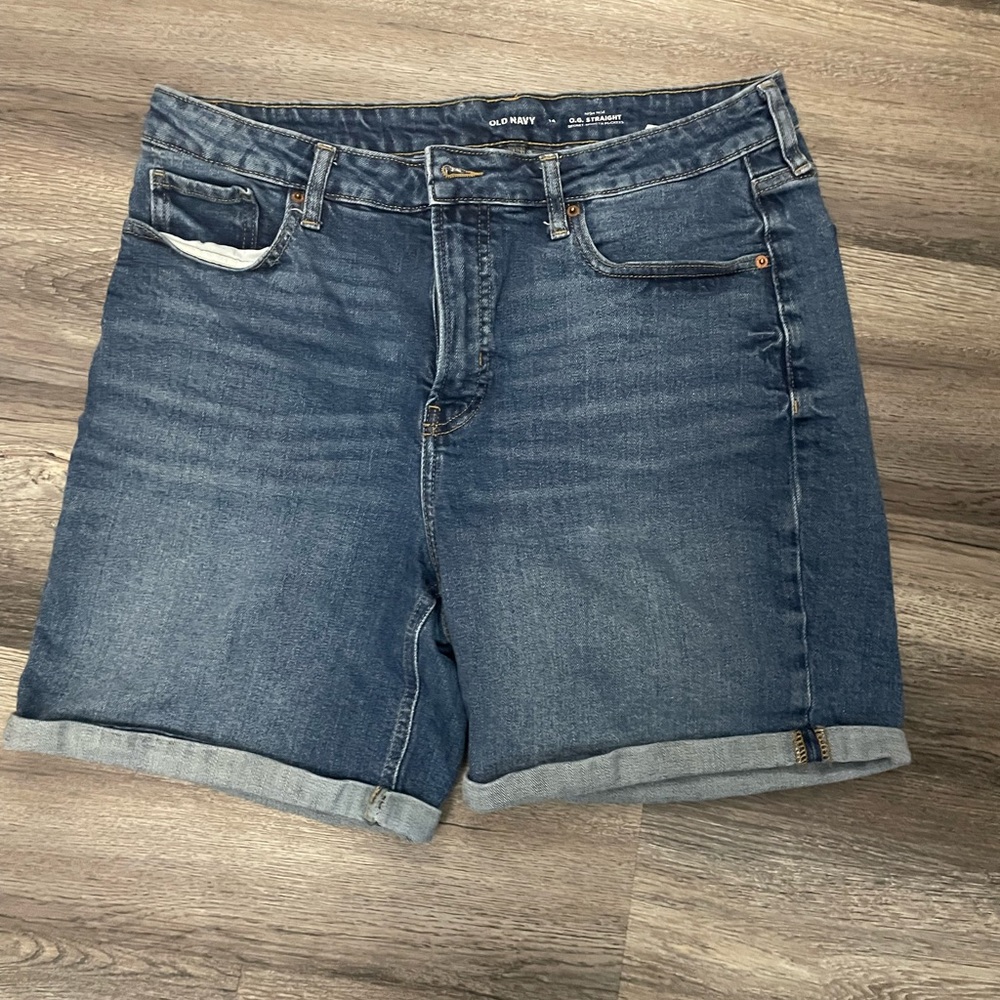 Five Inch Jean Shorts